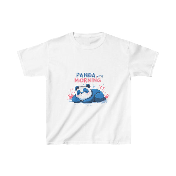 Panda in The Morning Kids Tee