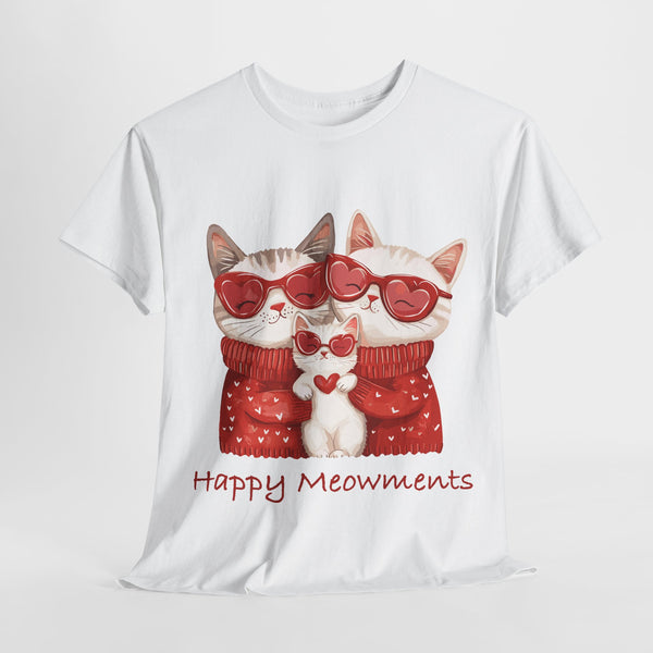 Happy Meowments Valentine's Day Tee